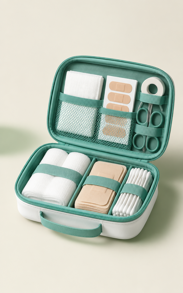 Kit de Primeiros Socorros — 42 Peças